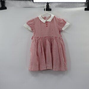 Vintage 1960s  Candy Striper Child's Dress
